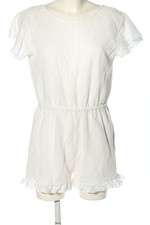 ZARA TRAFALUC Tuta Donna Pantalone Taglia IT 42 bianco stile casual