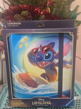 Disney Lorcana TCG: Stitch Lorebook Card Portfolio Binder 4 Pocket New
