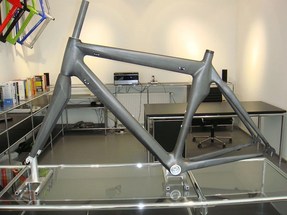 Schikore Street Stealth Carbon Monocoque Rennrad-Rahmen, Größe M