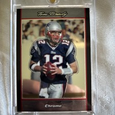 2007 Bowman Chrome - Tom Brady #BC172 New England Patriots NFL Football