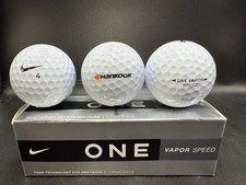 NEW Vintage NIKE ONE Vapor Speed 1 Sleeve Of 3 Golf Balls HANKOOK PROMO NIB