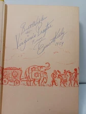 CLOWN My Life in Tatters & Smiles, Emmett Kelly Signed 1954 2nd PRT Book JRR38