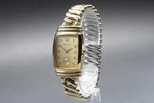 [Ecc+5] Orologio da donna vintage HAMILTON 6198A rettangolare in oro 18 mm Qz...