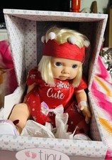 Tiny Treasures Red dress Cute Princess Doll - 44cm - New