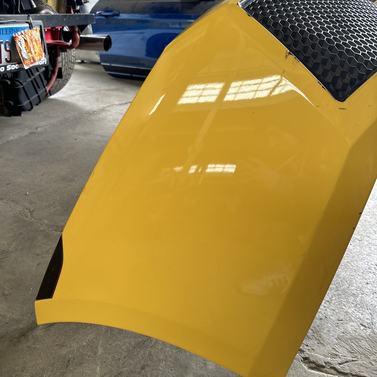 2004 LAMBORGHINI GALLARDO 5.0L FRONT BUMPER YELLOW OEM