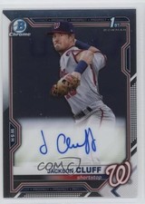 2021 Bowman Chrome Prospects Auto Jackson Cluff #CPA-JCL Auto 4f5