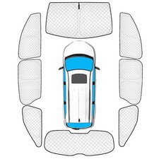 8Pcs Sun Shades for Toyota Sienna 2021-2025 2026 Window Accessories