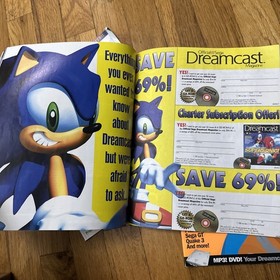 Lot Of 3 Sega Dreamcast Magazine Issue 1 & 4 & 11 Lot First Volume