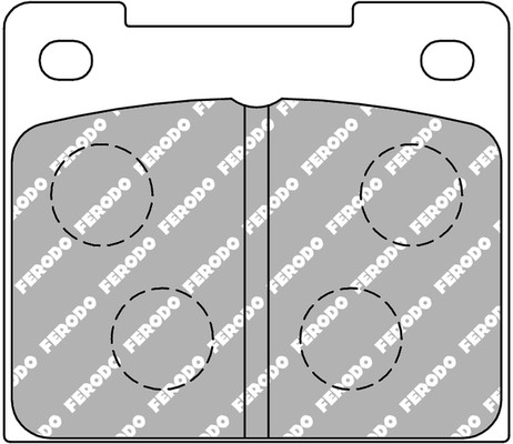 FERODO RACING BRAKE PAD SET DISC BRAKE REAR CATERHAM FORD FORD AUSTRALIA FORD O