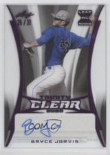 2020 Leaf Trinity Clear Auto Pink 26/30 Bryce Jarvis #CA-BJ2 Auto 1hc0