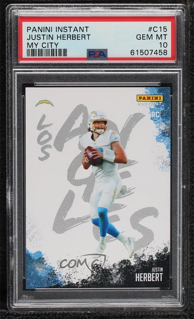 Justin Herbert Panini Instant My City #C15 Base