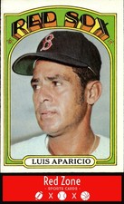 1972 Topps - #313 Luis Aparicio EX+. HOF!