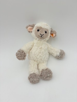 Steiff Lamb Plush Lita Soft Cuddly Friends Mini German Lovey Toy 073946 - 9''