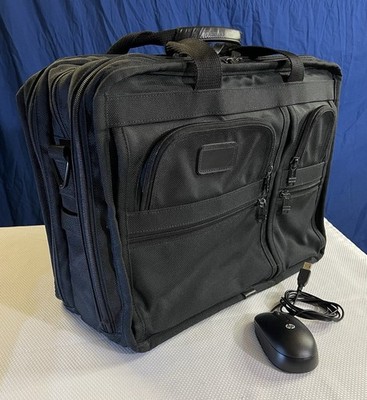 TUMI Alpha Expandable Organizer Laptop Briefcase - 2624D3 | eBay