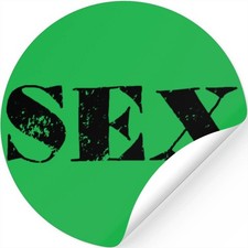 Adesivo SEX verde *NUOVO* 3" x 3"