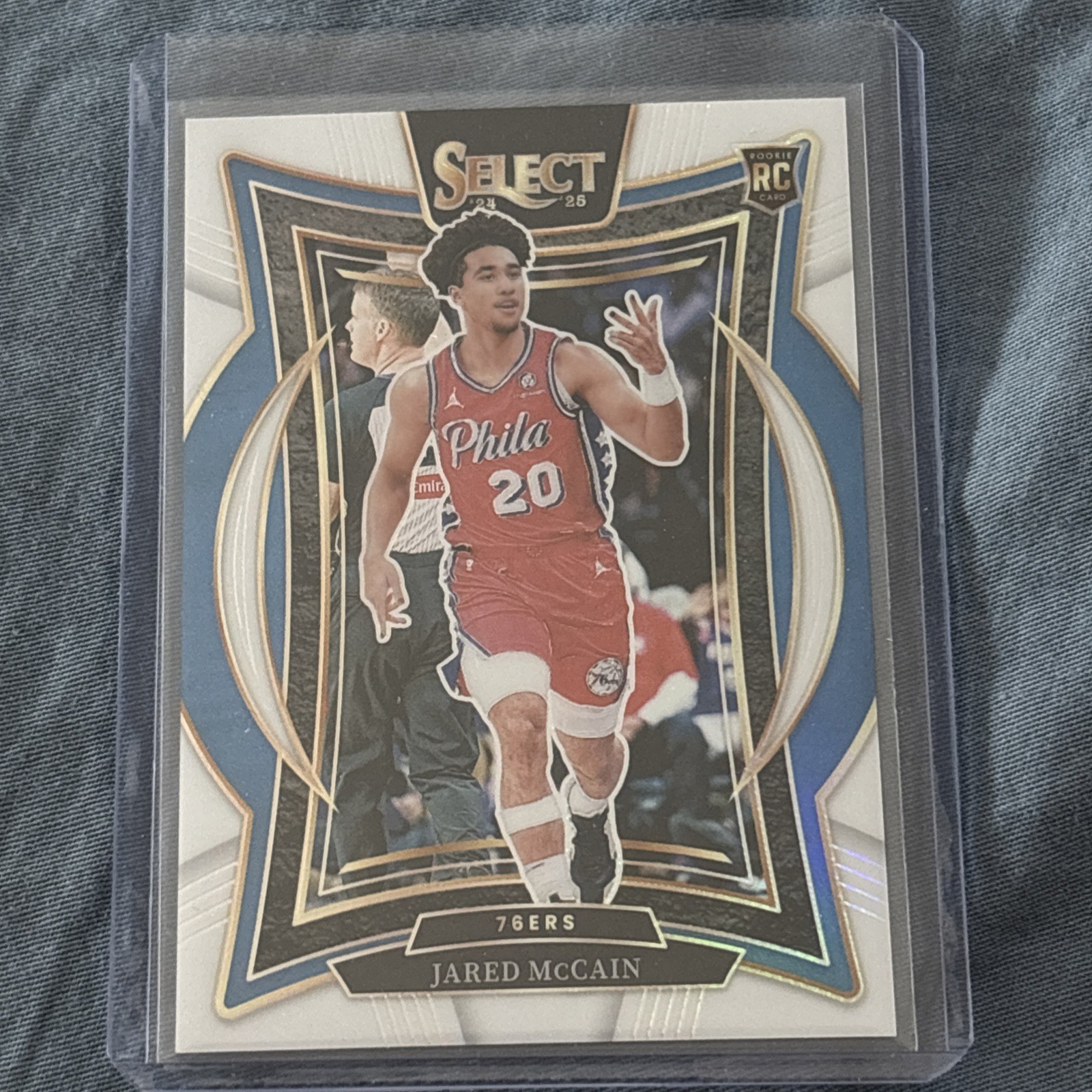 2024-25 Panini Select Jared Mccain #82 Concourse White Prizm Rookie RC /149