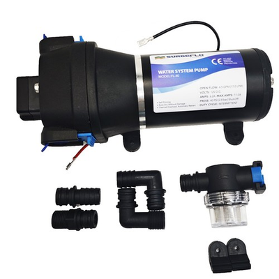#ad 04325143A DC 12V Heavy Duty Deck Wash Pump 40 PSI 4.5 GPM For Flojet $80.00