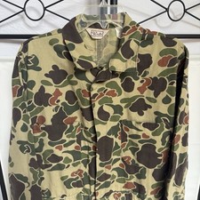 Walls Vintage Camo Coveralls Mens Large Tall Waterfowl Marsh Deer Hunting USA C8