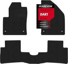 Ikabevem Superior Carpet Car Tpe Floor Mats For 2013-2016 Dodge Dart All-weather