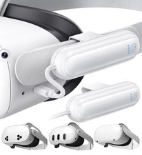 YUANHOT 2 Pack 20000mWh Battery Pack for Meta Quest 3S/3/2, 18W Fast Charger for