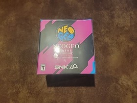 Neo Geo Mini International Arcade SNK 40th Anniversary Edition Sealed New Mint