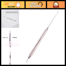 I-Tip Hair Extensions Pulling Needle - Stainless Steel Threading Tool for Beads