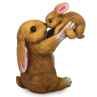 Easter Bunny Decorations Spring Easter Family Rabbit Figurines for Tabletoppe...