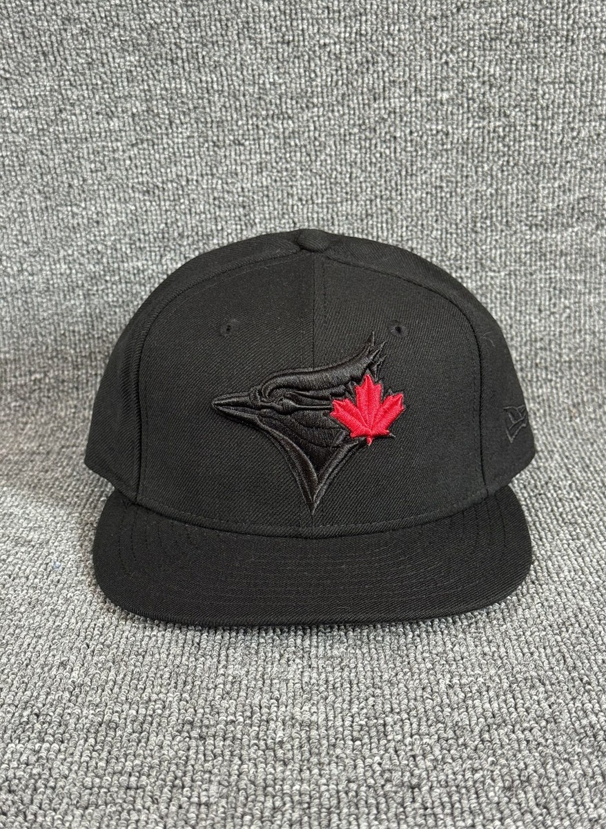 New Era Toronto Blue Jays 59FIFTY Fitted Hat Black 7 1 2 MLB