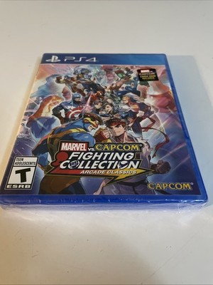 Marvel vs Capcom Fighting Collection Arcade Classics PS4 w Comic Book New Sealed