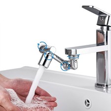 Faucet Extender Universal Swivel Faucet Extender Bathroom Kitchen Sink Faucet...