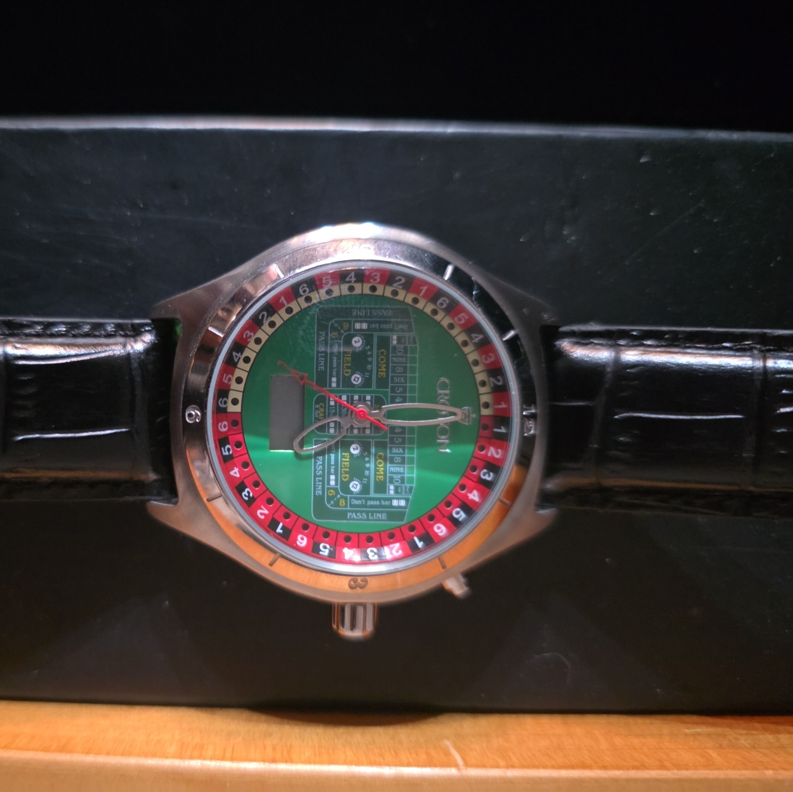 Ana-Digi Roulette Quartz Men’s CN307297 Casino Croton Vintage Watch Game - vintagewatches.pk