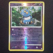 Croagunk 78/123 Reverse Holo Common Mysterious Treasures Pokemon Heavily Played