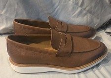 Allen Edmonds Benson Penny Loafers Brown Men Size 12D NWOB Defect