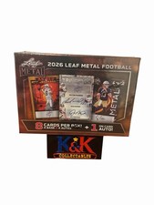 2026 Leaf Metal Football NFL Factory Sealed Hobby Box