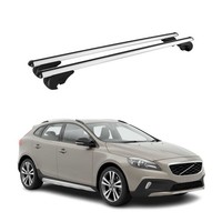 DachträGer GrundträGer FüR Volvo V40 Cross Country 2013-2019 TÜV Alu Silber 2X