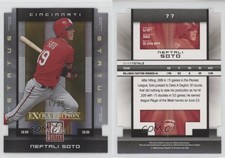 2008 Donruss Elite Extra Edition Status Gold Die-Cut /25 Neftali Soto #77