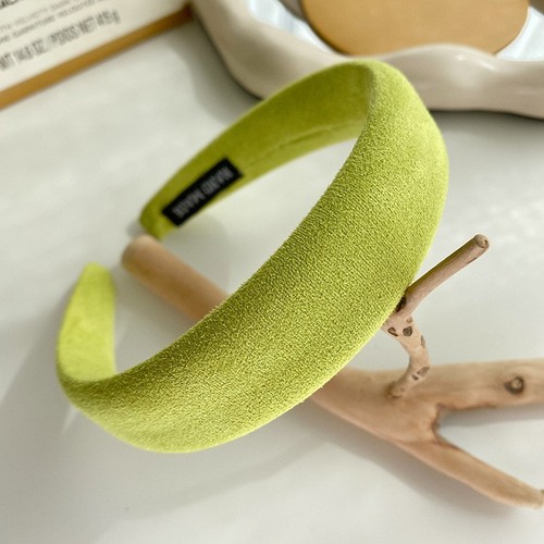 Stirnband Für Damen Breite 3cm Plüschmaterial In Leuchtenden Farben - Picture 19 of 26