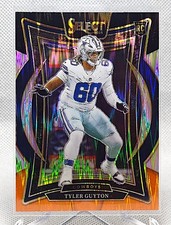 2025 Select 🏈 №. 69 Tyler Guyton Concourse Level 🟧⬛ Prizm Shock - DAL Cowboys