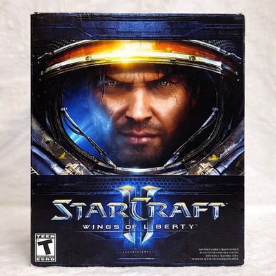 StarCraft II Wings of Liberty PC Big Box Complete w/ Manual Disc 