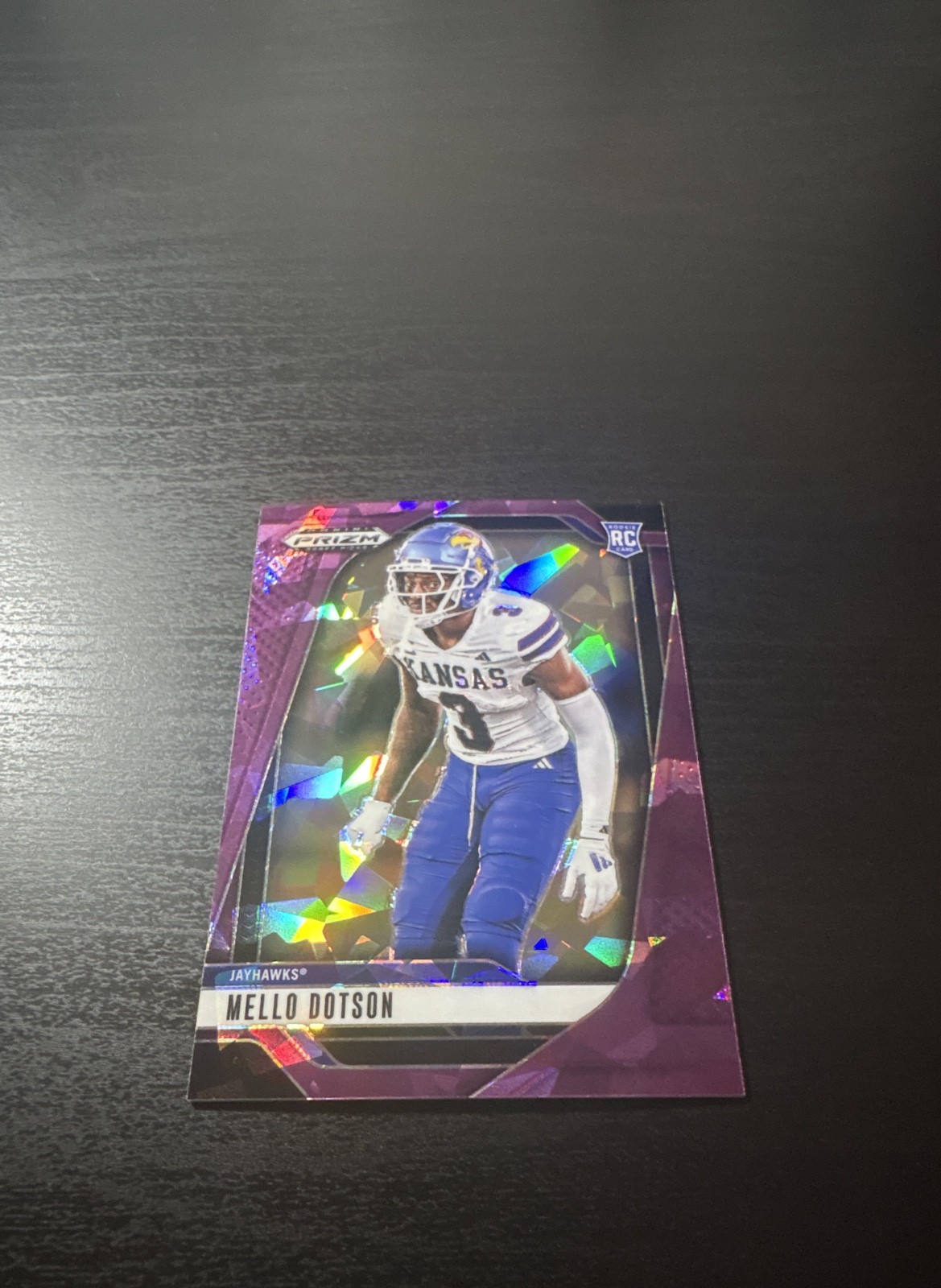 2025 Panini Prizm Draft Picks - Mello Dotson #42 Purple Ice Prizm /199 (RC)