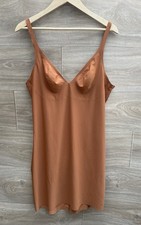 SKIMS Foundations Slip Dress Tan Brown Size 2X Short