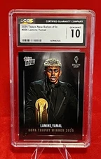 Lamine Yamal 2025 Topps Now Ballon d’Or #006 CGC 10 GEM MINT Barcelona Wonderkid