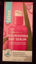 Bliss Glow  Hydrate Nourishing Day Serum 30ml Spa Approved Since 1996 NIB