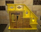 Vintage Little People 952 Play Family House Stairs Replacement Yellow Staircase