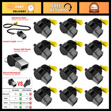 12 Pack Sport Whistles with Lanyard for Coaches, Referees, Officials - Loud Soun
