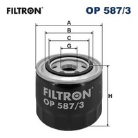 ÖLfilter Filtron OP 587/3 Anschraubfilter FüR Mitsubishi Triton M26X1.5-6H L200