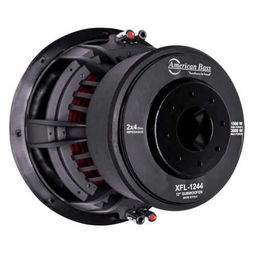 American Bass 12" Subwoofer 1000W RMS 4 Ohm, DVC, Ferrite Magnet XFL-12-D4 - Picture 5 of 6
