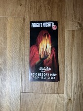 Thorpe Park 2016 Fright Nights Map