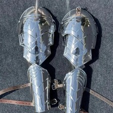 Steel Medieval Shoulder Guards Armor Knight Shoulder Protection for LARP Cospl