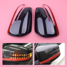 Carbon Fiber Auto R&uuml;ckspiegel Abdeckung Trim f&uuml;r Benz A CLA GLA W117 14-2017
